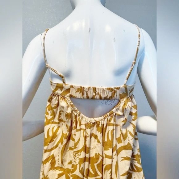 NEW Madewell Linen-Blend Cami Midi Dress in Tropicale Floral NWT M Flowy Pockets - Picture 8 of 13